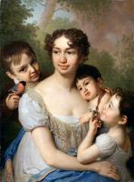 Боровиковский В.Л. Портрет Е.П. Балашовой с детьми. Около 1811 г. Государственный Русский музей.